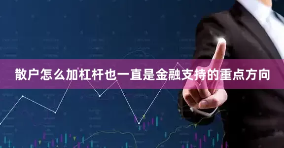 散户怎么加杠杆也一直是金融支持的重点方向